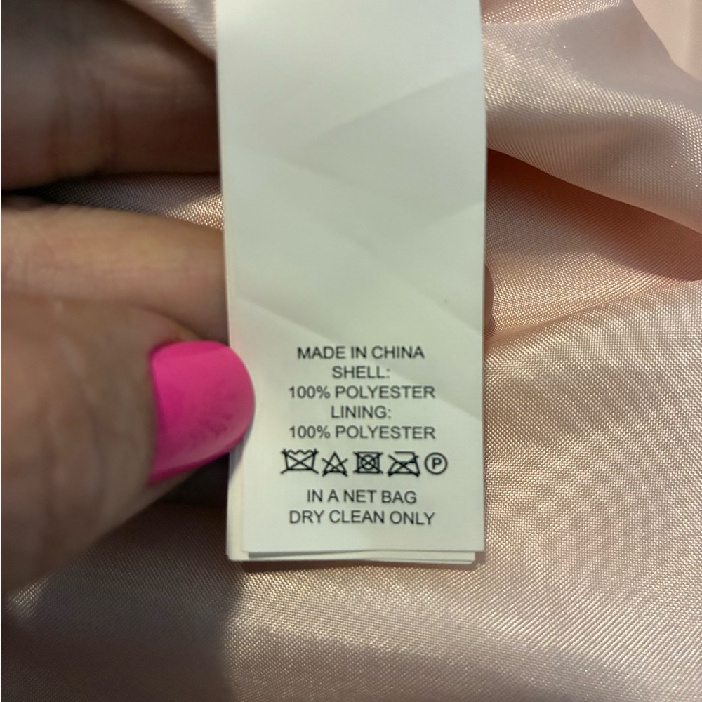 Kate Spade Blush Pink Halter backless dress. Size 12 - Picture 11 of 14